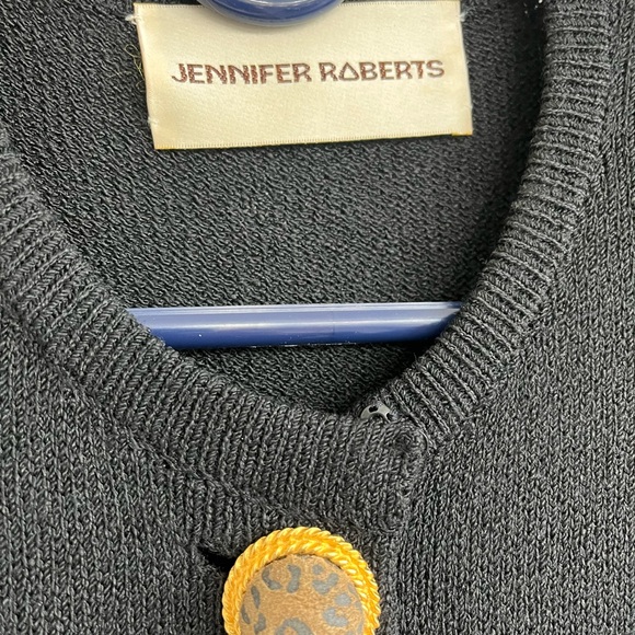 Buttons Vintage Sweater Dress Wool Blend Jennifer Robert’s 12 - Picture 6 of 8